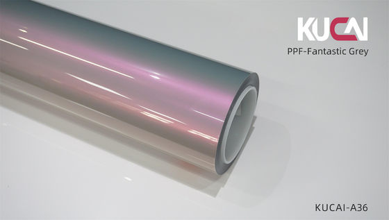 TPU PPF فيلم حماية طلاء السيارة لون رمادي رائع